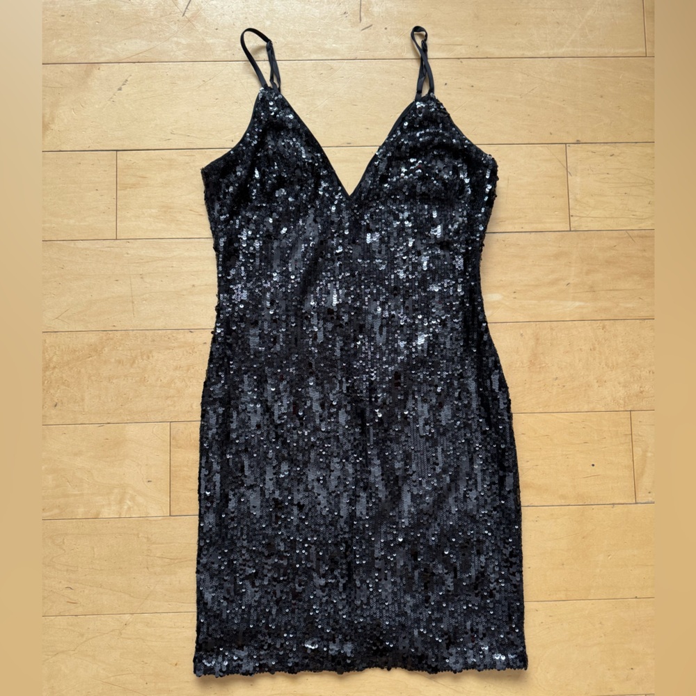NWT Ramy Brook Lila Sequin Dress,‎ Sz 6, mini, slip, cocktail, formal, tank top